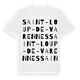 Saint-Loup-de-Varennes ordlek t-shirt