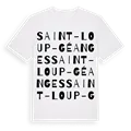 Saint-Loup-Géanges ordlek t-shirt