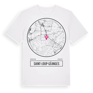Saint-Loup-Géanges t-shirt – ekologisk bomull t-shirt från Pinshirt