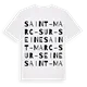 Saint-Marc-sur-Seine ordlek t-shirt