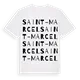Saint-Marcel ordlek t-shirt
