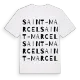 Saint-Marcel ordlek t-shirt