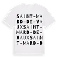 Saint-Mard-de-Vaux ordlek t-shirt