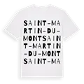 Saint-Martin-du-Mont ordlek t-shirt
