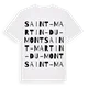 Saint-Martin-du-Mont ordlek t-shirt