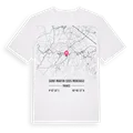Saint-Martin-sous-Montaigu karta t-shirt
