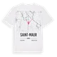 Saint-Maur karta t-shirt