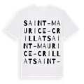 Saint-Maurice-Crillat ordlek t-shirt