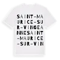 Saint-Maurice-sur-Vingeanne ordlek t-shirt