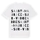 Saint-Maurice-sur-Vingeanne ordlek t-shirt