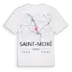 Saint-Moré karta t-shirt