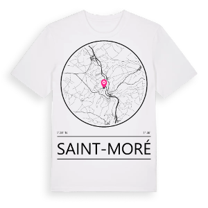 Saint-Moré t-shirt – ekologisk bomull t-shirt från Pinshirt