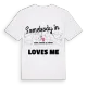 Någon i Saint-Parize-le-Châtel älskar mig t-shirt