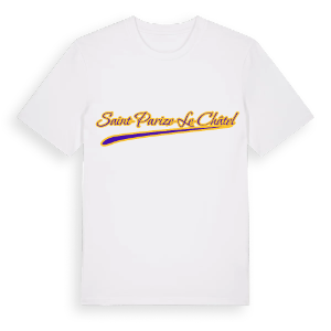 Saint-Parize-le-Châtel baseball t-shirt – ekologisk bomull t-shirt från Pinshirt