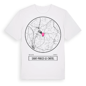 Saint-Parize-le-Châtel t-shirt – ekologisk bomull t-shirt från Pinshirt