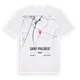 Saint-Philibert karta t-shirt