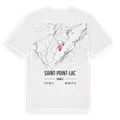 Saint-Point-Lac karta t-shirt