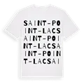 Saint-Point-Lac ordlek t-shirt
