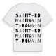 Saint-Romain ordlek t-shirt