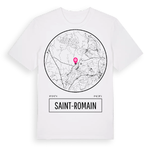 Saint-Romain t-shirt – ekologisk bomull t-shirt från Pinshirt