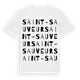 Saint-Sauveur ordlek t-shirt