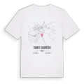 Saint-Sauveur karta t-shirt
