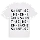 Saint-Seine-en-Bâche ordlek t-shirt