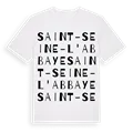 Saint-Seine-l'Abbaye ordlek t-shirt