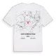 Saint-Sernin-du-Plain karta t-shirt