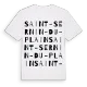 Saint-Sernin-du-Plain ordlek t-shirt
