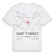 Saint-Thibault karta t-shirt