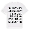 Saint-Usage ordlek t-shirt