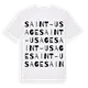 Saint-Usage ordlek t-shirt