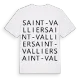Saint-Vallier ordlek t-shirt