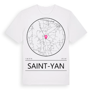Saint-Yan t-shirt – ekologisk bomull t-shirt från Pinshirt