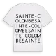 Sainte-Colombe ordlek t-shirt