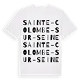 Sainte-Colombe-sur-Seine ordlek t-shirt