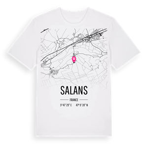 Salans karta t-shirt – ekologisk bomull t-shirt från Pinshirt