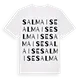 Salmaise ordlek t-shirt