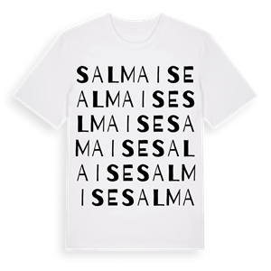 Salmaise ordlek t-shirt – ekologisk bomull t-shirt från Pinshirt