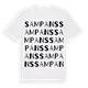 Sampans ordlek t-shirt