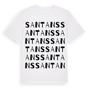 Santans ordlek t-shirt – ekologisk bomull t-shirt från Pinshirt