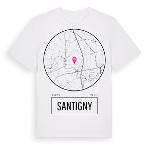 Santigny t-shirt – ekologisk bomull t-shirt från Pinshirt