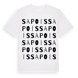 Sapois ordlek t-shirt – ekologisk bomull t-shirt från Pinshirt