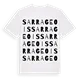 Sarrageois ordlek t-shirt