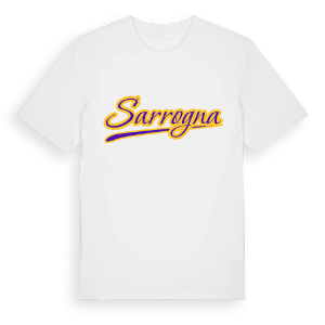 Sarrogna baseball t-shirt – ekologisk bomull t-shirt från Pinshirt