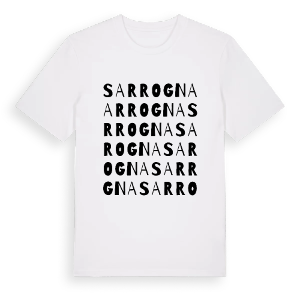 Sarrogna ordlek t-shirt – ekologisk bomull t-shirt från Pinshirt