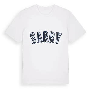 Sarry college t-shirt – ekologisk bomull t-shirt från Pinshirt
