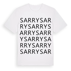 Sarry ordlek t-shirt – ekologisk bomull t-shirt från Pinshirt