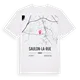 Saulon-la-Rue karta t-shirt